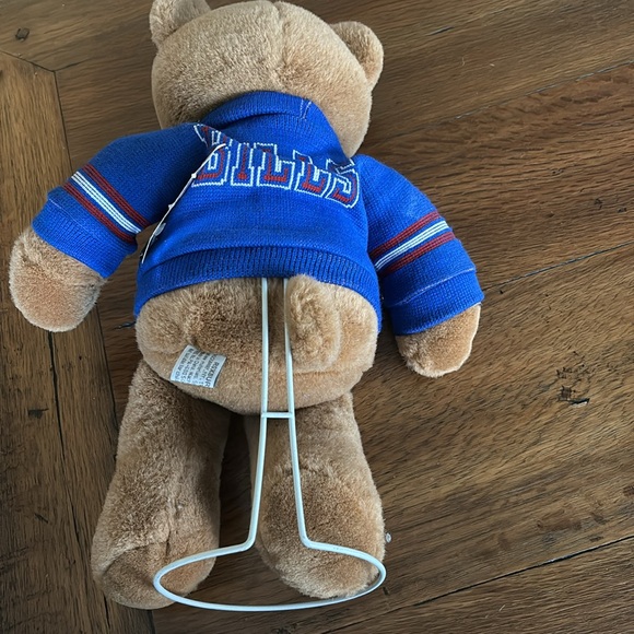 Very rare Vintage Buffalo Bills Bear with stand & glasses Collectible - Picture 11 of 14